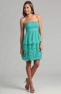 Adrianna Papell - 231M26730 Ruched Bodice Flutter Panel Chiffon Dress. 7 Adrianna Papell - 231M26730 Ruched Bodice Flutter Panel Chiffon Dress. -Hot Sale WEDDING Store adrianna papell 231m26730 ruched bodice flutter panel chiffon dress party dresses 0 seafoam 12774265946195