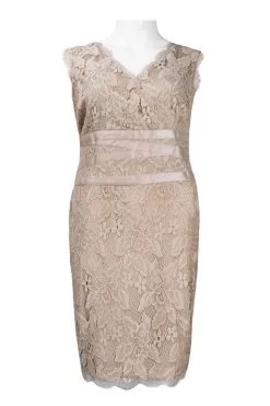 Adrianna Papell - 41905221 V-Neck Lace Ribbon Cocktail Dress - 1 Pc Doe In Size 22W Available 10 Adrianna Papell - 41905221 V-Neck Lace Ribbon Cocktail Dress - 1 Pc Doe In Size 22W Available -Hot Sale WEDDING Store adrianna papell 41905221 v neck lace ribbon cocktail dress 1 pc doe in size 22w available ccsale 22w doe 5581443858489