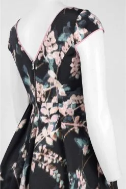 Adrianna Papell - AP1D100550 Faille Floral A-Line Dress -Hot Sale WEDDING Store adrianna papell ap1d100550 faille floral a line dress special occasion dress 28732932784211