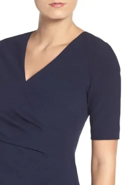 Adrianna Papell - AP1D100811 Short Sleeve V-neck Sheath Dress 12 Adrianna Papell - AP1D100811 Short Sleeve V-neck Sheath Dress -Hot Sale WEDDING Store adrianna papell ap1d100811 short sleeve v neck sheath dress special occasion dress 6922005315667