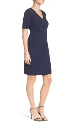 Adrianna Papell - AP1D100811 Short Sleeve V-neck Sheath Dress 10 Adrianna Papell - AP1D100811 Short Sleeve V-neck Sheath Dress -Hot Sale WEDDING Store adrianna papell ap1d100811 short sleeve v neck sheath dress special occasion dress 7191707615315