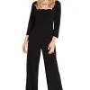 Adrianna Papell - AP1D102919 Scalloped Square Neck Jumpsuit