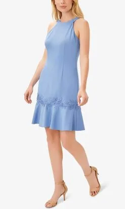 Adrianna Papell AP1D104682 - Halter Flounce Hem Casual Dress