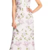 Adrianna Papell - AP1E204015 Floral Embroidered Bateau Sheath Dress