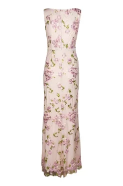 Adrianna Papell - AP1E204015 Floral Embroidered Bateau Sheath Dress -Hot Sale WEDDING Store adrianna papell ap1e204015 floral embroidered bateau sheath dress special occasion dress 28927221170259
