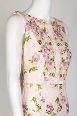 Adrianna Papell - AP1E204015 Floral Embroidered Bateau Sheath Dress -Hot Sale WEDDING Store adrianna papell ap1e204015 floral embroidered bateau sheath dress special occasion dress 28927221858387