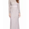Adrianna Papell - AP1E205128 Lace Long Sleeve Fitted Dress