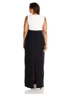 Adrianna Papell - Contrast Beaded Dress 81907701 -Hot Sale WEDDING Store adrianna papell contrast beaded dress 81907701 special occasion dress 28786886410323