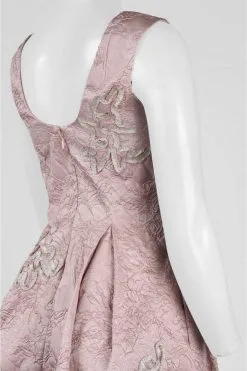 Aidan Mattox Bateau Neck Floral Tea-Length Dress MD1E201386 - 1 Pc Blush In Size 2 Available -Hot Sale WEDDING Store aidan mattox bateau neck floral tea length dress md1e201386 1 pc blush in size 2 available ccsale 2 blush 28657337008211