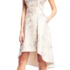 Aidan Mattox - MD1E200972 Halter Neck Embellished High Low Dress