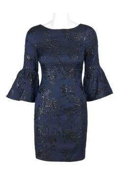 Aidan Mattox - MN1E201567 Jacquard Bateau Sheath Dress -Hot Sale WEDDING Store aidan mattox mn1e201567 jacquard bateau sheath dress special occasion dress 7739399503955