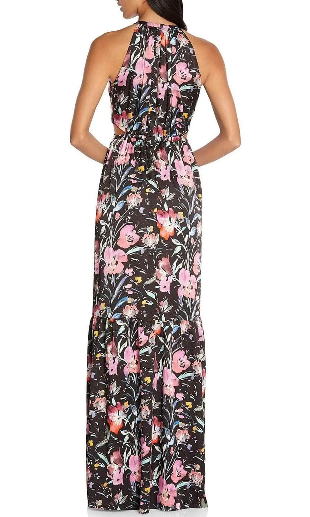 Aidan Mattox MN1E206767 - Halter Pleated Long Dress 2 Aidan Mattox MN1E206767 - Halter Pleated Long Dress - Image 2