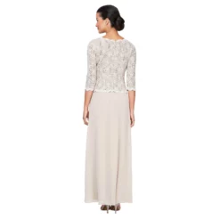 Alex Evenings - 112318 Scallop Lace Mock Dress With Chiffon Skirt -Hot Sale WEDDING Store alex evenings 112318 scallop lace mock dress with chiffon skirt mother of the bride dresses 30422489858131