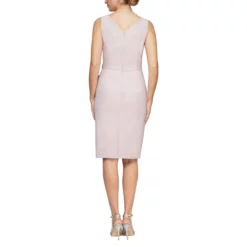 Alex Evenings - 134005 Faux Surplice Fitted Dress With Jewel Accent -Hot Sale WEDDING Store alex evenings 134005 faux surplice fitted dress with jewel accent cocktail dresses 32025521324115