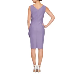 Alex Evenings - 134005 Faux Surplice Fitted Dress With Jewel Accent -Hot Sale WEDDING Store alex evenings 134005 faux surplice fitted dress with jewel accent cocktail dresses 32025521455187
