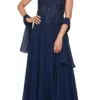 Alex Evenings 81701026 - Sleeveless A-Line Evening Dress