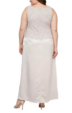 Alex Evenings - 84122326 Scallop Trimmed Bodice Laced Dress -Hot Sale WEDDING Store alex evenings 84122326 scallop trimmed bodice laced dress mother of the bride dresses 31434868916307