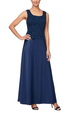 Alex Evenings - 84122326 Scallop Trimmed Bodice Laced Dress -Hot Sale WEDDING Store alex evenings 84122326 scallop trimmed bodice laced dress mother of the bride dresses 31434875502675
