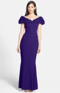 Alexander By Daymor - 2003 Ruffles Off Shoulder Evening Gown -Hot Sale WEDDING Store alexander by daymor 2003 ruffles off shoulder evening gown mother of the bride dresses 2 amethyst 6250830954553