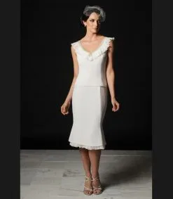 Alexander By Daymor - Embellished V-Neck Sheath Dress 8025 -Hot Sale WEDDING Store alexander by daymor embellished v neck sheath dress 8025 mother of the bride dresses 5492296384569