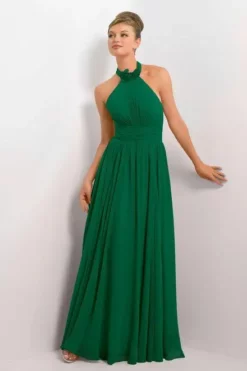 Alexia Designs - 176L Rosette High Halter Pleated Dress 7 Alexia Designs - 176L Rosette High Halter Pleated Dress -Hot Sale WEDDING Store alexia designs 176l rosette high halter pleated dress special occasion dress 7475182207059