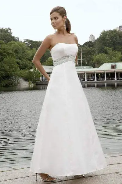 Alexia Designs - 2810 Strapless Inverted Basque A-Line Gown 1 Alexia Designs - 2810 Strapless Inverted Basque A-Line Gown