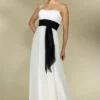 Alexia Designs - 2976 Strapless Long Chiffon A-line Dress