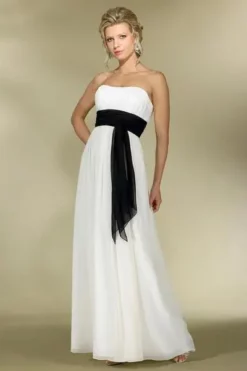 Alexia Designs - 2976 Strapless Long Chiffon A-line Dress