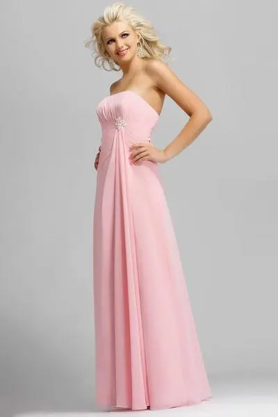 Alexia Designs - 4002 Ruched Empire Waist Chiffon Bridesmaid Gown 1 Alexia Designs - 4002 Ruched Empire Waist Chiffon Bridesmaid Gown