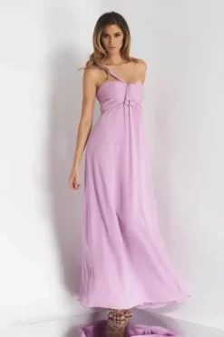 Alexia Designs - 4094 Pleated Sweetheart Chiffon A-line Gown