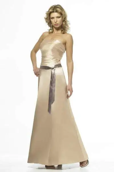 Alexia Designs - 846 Pleated Strapless A-Line Dress 1 Alexia Designs - 846 Pleated Strapless A-Line Dress