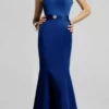 Alexia Designs - 868 Strapless Satin/Chiffon Mermaid Dress