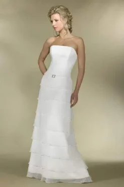 Alexia Designs - IB14 Strapless Tiered A-Line Bridal Gown