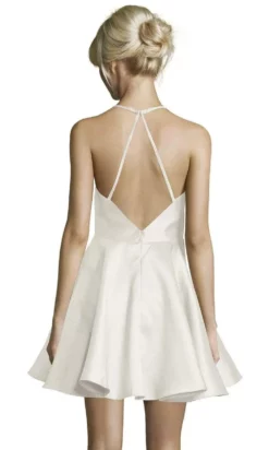 Alyce Paris - 3703 Strappy Fitted Halter Cocktail Dress -Hot Sale WEDDING Store alyce paris 3703 strappy fitted halter cocktail dress cocktail dresses 29126024495187