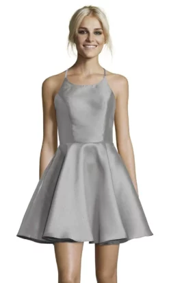 Alyce Paris - 3703 Strappy Fitted Halter Cocktail Dress -Hot Sale WEDDING Store alyce paris 3703 strappy fitted halter cocktail dress cocktail dresses 29126024560723