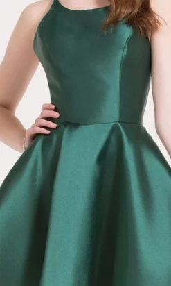 Alyce Paris - 3703 Strappy Fitted Halter Cocktail Dress -Hot Sale WEDDING Store alyce paris 3703 strappy fitted halter cocktail dress cocktail dresses 29126025281619