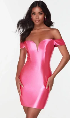 Alyce Paris 4525 - Off Shoulder Sheath Cocktail Dress -Hot Sale WEDDING Store alyce paris 4525 off shoulder sheath cocktail dress special occasion dress 30890997907539