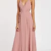 Alyce Paris - 60456 Sleeveless Wrap Style A-Line Gown