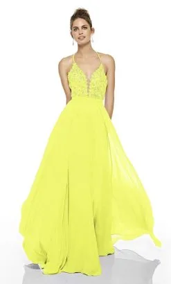 Alyce Paris - 60637 Embellished Soft A-line Dress -Hot Sale WEDDING Store alyce paris 60637 embellished soft a line dress bridesmaid dresses 0 limoncello 13804656820307