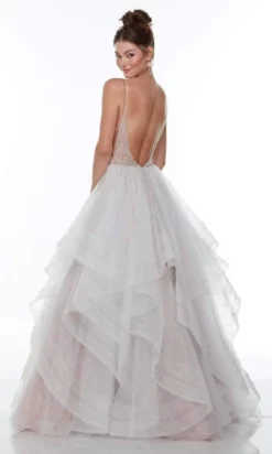 Alyce Paris - 61107 Pearl Beaded Organza A-Line Gown -Hot Sale WEDDING Store alyce paris 61107 pearl beaded organza a line gown wedding dresses 29289854828627