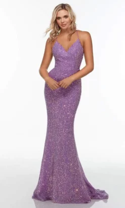 Alyce Paris - 61146 Strappy Back Sequin Gown -Hot Sale WEDDING Store alyce paris 61146 strappy back sequin gown special occasion dress 29271236837459