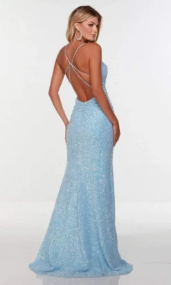Alyce Paris - 61146 Strappy Back Sequin Gown -Hot Sale WEDDING Store alyce paris 61146 strappy back sequin gown special occasion dress 29271237034067