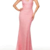 Alyce Paris 61396 - V-Neck Sequin Sheath Prom Gown