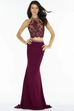 Alyce Paris - Prom Collection - 8020 Dress -Hot Sale WEDDING Store alyce paris prom collection 8020 dress prom dresses 000 wine 5543262584889