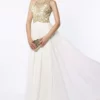 Alyce Paris - Sleeveless Beaded Chiffon A-line Gown 6681