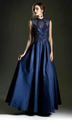 Andrea And Leo - 5175 Embroidered High Neck Mikado Ballgown 5 Andrea And Leo - 5175 Embroidered High Neck Mikado Ballgown -Hot Sale WEDDING Store andrea and leo 5175 embroidered high neck mikado ballgown special occasion dress 27938661728339