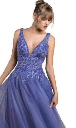 Andrea And Leo A0072 - Peony Embroidered A-Line Prom Dress 8 Andrea And Leo A0072 - Peony Embroidered A-Line Prom Dress -Hot Sale WEDDING Store andrea and leo a0072 peony embroidered a line prom dress special occasion dress 30306023669843