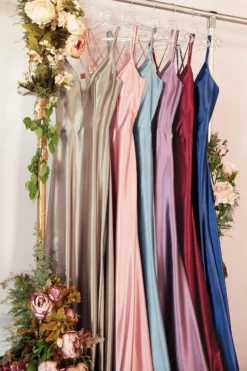 Andrea And Leo - A0632 Cutout Tie-Back Satin Mermaid Gown -Hot Sale WEDDING Store andrea and leo a0632 cutout tie back satin mermaid gown bridesmaid dresses 28657598562387