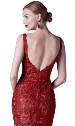 Andrea And Leo A0711 - High-Neckline Embroidered Evening Gown -Hot Sale WEDDING Store andrea and leo a0711 high neckline embroidered evening gown evening dresses 30404190961747