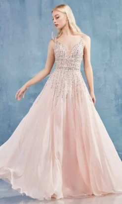 Andrea And Leo - A0872 Beaded Chiffon A-Line Dress 5 Andrea And Leo - A0872 Beaded Chiffon A-Line Dress -Hot Sale WEDDING Store andrea and leo a0872 beaded chiffon a line dress prom dresses 28781814480979